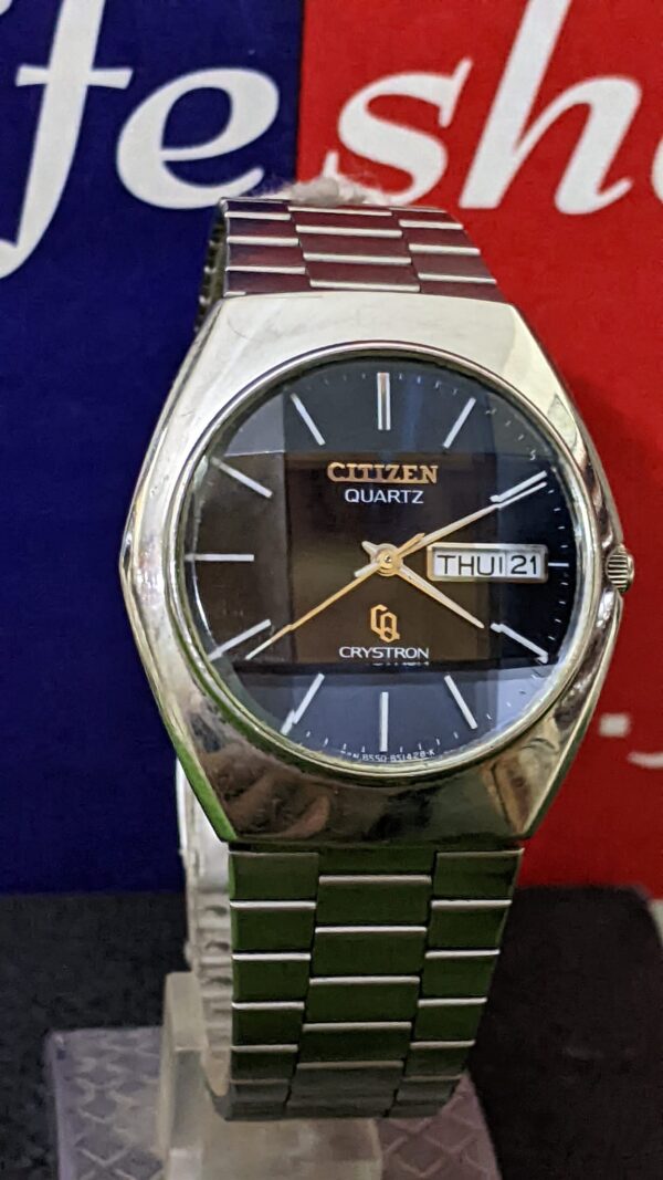 Citizen CQ quartz Crystron watch Japan made For Men