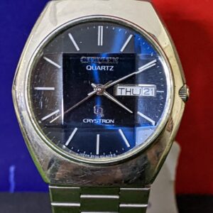 Citizen CQ quartz Crystron watch Japan made For Men